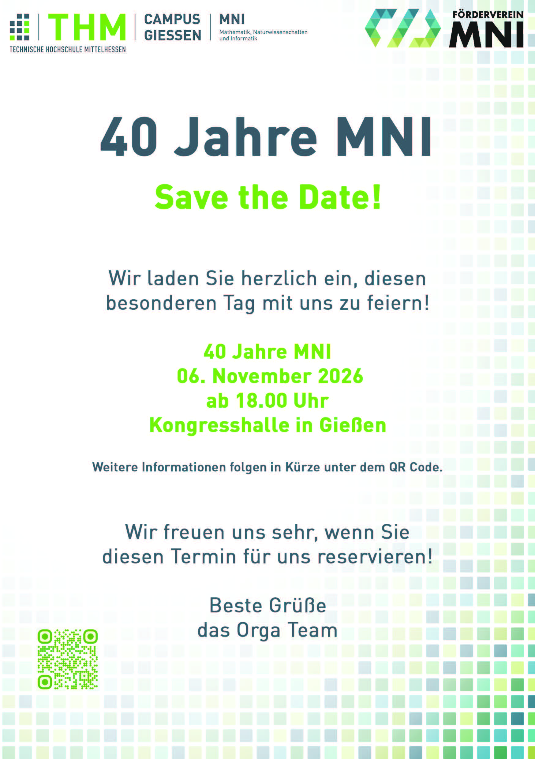 Safe the date Flyer